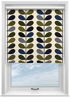 Orla Kiely Multi Stem, Moss - Twist&Fit Roller Blind